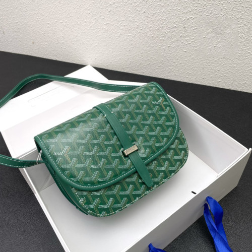 Belvedere Saddle Bag PM Green 22x15x6.5cm