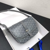 Belvedere Saddle Bag PM Grey 22x15x6.5cm