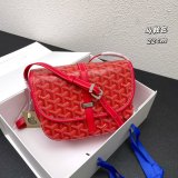 Belvedere Saddle Bag PM Red 22x15x6.5cm