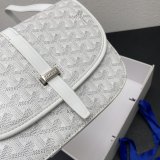 Belvedere Saddle Bag PM White 22x15x6.5cm