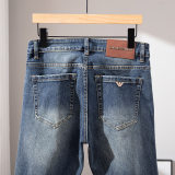 Men's Straight Fit Jeans – Brand Logo & Comfort Stretch