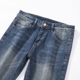 Men's Straight Fit Jeans – Brand Logo & Comfort Stretch