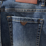 Men's Straight Fit Jeans – Brand Logo & Comfort Stretch