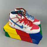 SB Dunk High Pro Ishod Wair x Magnus Walker Sneakers White Red DH7683-100