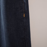 Men's Straight Fit Jeans – Brand Logo & Comfort Stretch