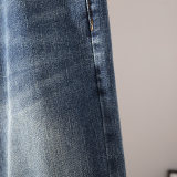 Men's Straight Fit Jeans – Brand Logo & Comfort Stretch