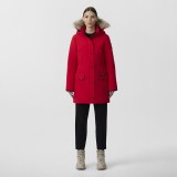 Trillium Parka Women's Long Down Jacket Red 07