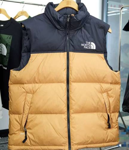 1996 Winter Simple Versatile Vest Brown Black
