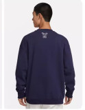 Autumn Men's Round Neck Long Sleeve Thin Sweatshirt Blue FV-9513