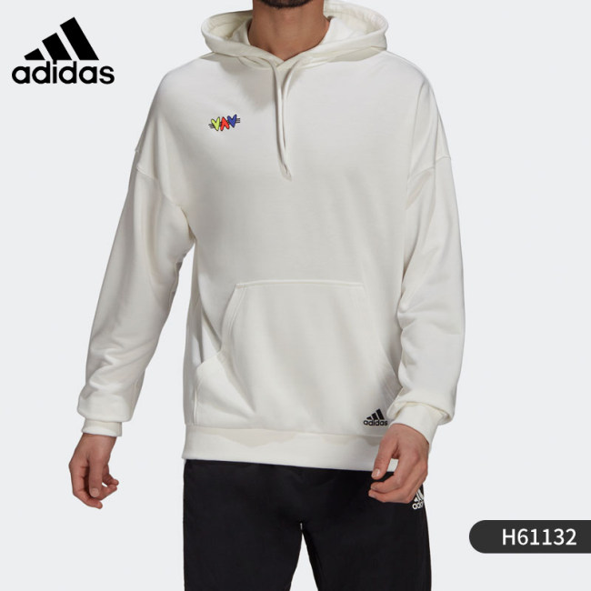 Autumn Men's Simple Thin Hoodie White H-61133