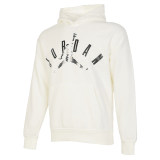 Autumn Men's Simple Printed Padded Hoodie White FD-7416R