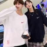 Autumn Couple's Embroidered Logo Thin Sweatshirt PF-18011