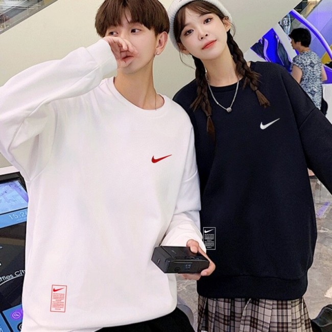 Autumn Couple's Embroidered Logo Thin Sweatshirt PF-18011