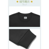 Autumn Couple's Embroidered Logo Thin Sweatshirt PF-18011