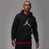 Autumn Men's Thin Cotton Long Sleeve Hoodie Black FD-7546