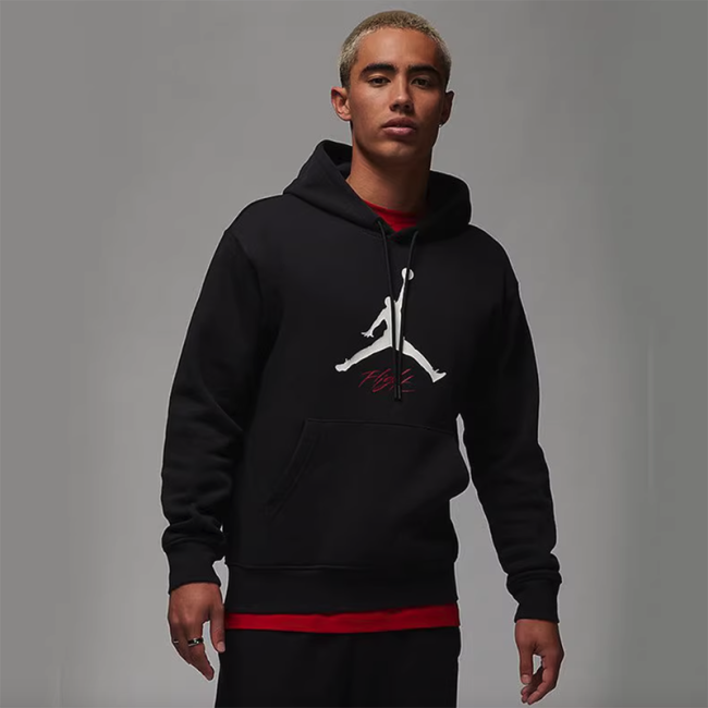 Autumn Men's Thin Cotton Long Sleeve Hoodie Black FD-7546