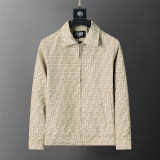 High-Quality Men's Casual Linen Blended Canvas Cotton Lapel Jacket 55043