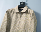 High-Quality Men's Casual Linen Blended Canvas Cotton Lapel Jacket 55043