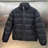 Winter Printed Logo Down Jacket Black