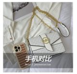 5A PU Leather Crossbody Bag Shoulder Bag White
