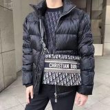 Winter Printed Logo Down Jacket Black