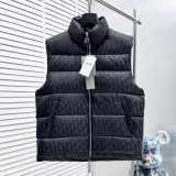 Winter Printed Logo Vest Black