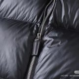 Men's Winter Printed Logo Down Jacket Black