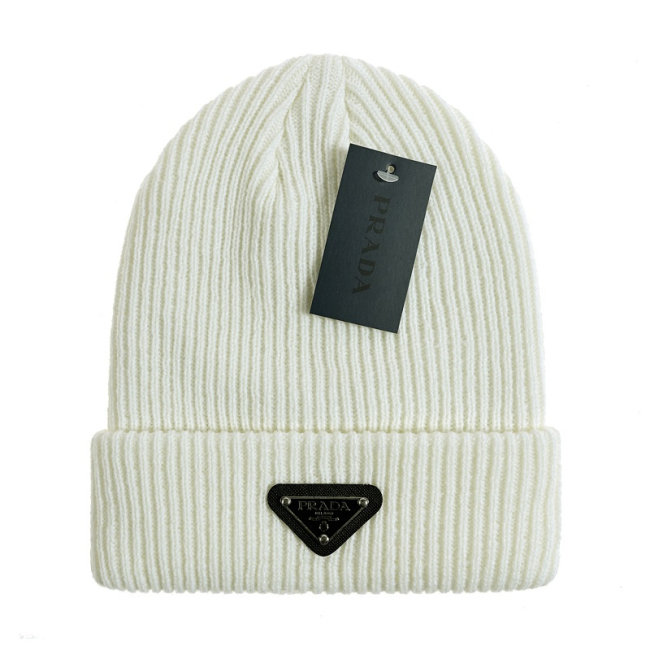 5A Ribbed Knit Cap Autumn Winter Warm Knitted Hat