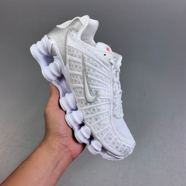 Shox TL White Metallic Silver Men's Sneakers AV3595-100