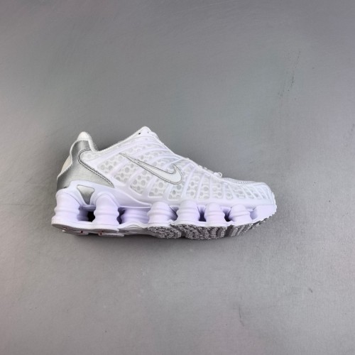 Shox TL White Metallic Silver Men's Sneakers