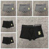 5A Simple Logo Print Men Boxer, Pack Of Six