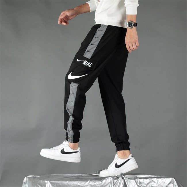 Fashion Versatile Printed Logo Sweatpants Black XS-99169