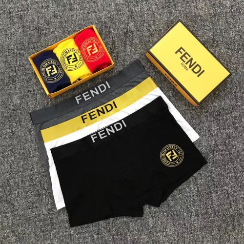 5A Simple Print Logo Men Boxer, Pack Of Six