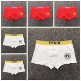 5A Simple Print Logo Men Boxer, Pack Of Six