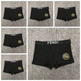 5A Simple Print Logo Men Boxer, Pack Of Six