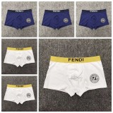 5A Simple Print Logo Men Boxer, Pack Of Six
