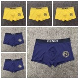 5A Simple Print Logo Men Boxer, Pack Of Six