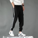Fashion Versatile Printed Logo Sweatpants Black XS-99169