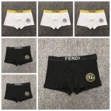 5A Simple Print Logo Men Boxer, Pack Of Six