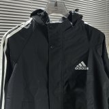 Classic Vintage Detachable Hooded Outdoor Jackets 6869