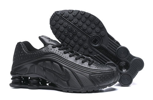 5A Shox R4 Sneakers Running Shoes Black