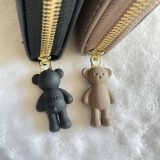 5A Simple Solid Color Brenda Wallet Black