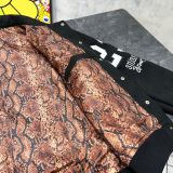 Varsity Jacket College Baseball Jackets Vintage Unisex Streetwear Coats with Patchwork Hipster Utility Tops Black #Z12
