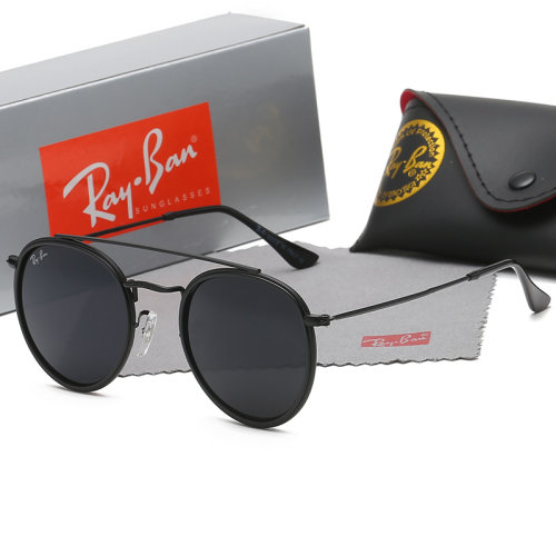 5A Fashionable Versatile Round-Frame Sunglasses 3674