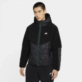 Men's Embroidered Logo Cotton Hooded Jacket CU-4447