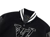 Varsity Jacket College Baseball Jackets Vintage Unisex Streetwear Coats with Patchwork Hipster Utility Tops White Black