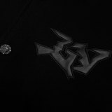 Varsity Jacket College Baseball Jackets Vintage Unisex Streetwear Coats with Patchwork Hipster Utility Tops Black