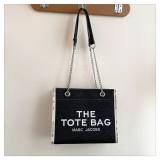 5A Women's The Denim Chain Tote Bag