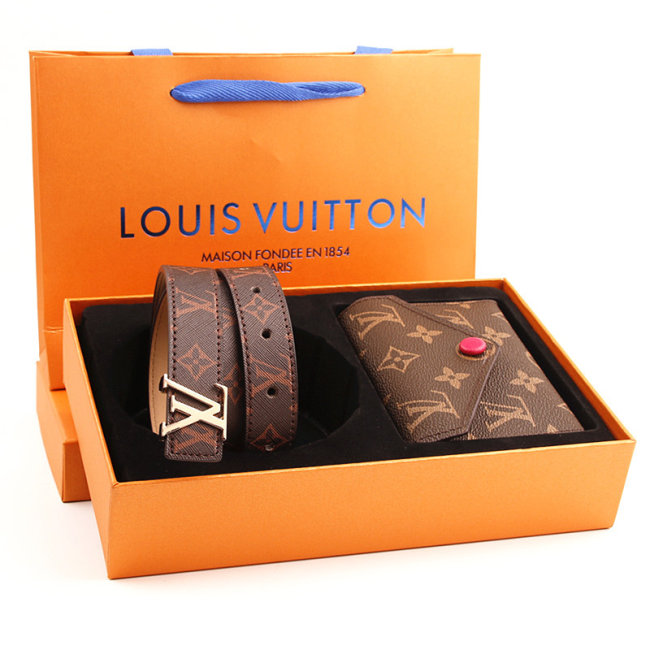 5A Women's Belt Wallet Gift Box