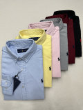 5A Slim Fit Garment-Dyed Oxford Shirt Black